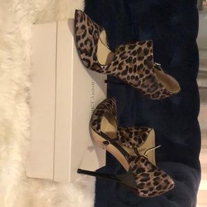 Authentic Jimmy Choo heels leopard print size 38.5